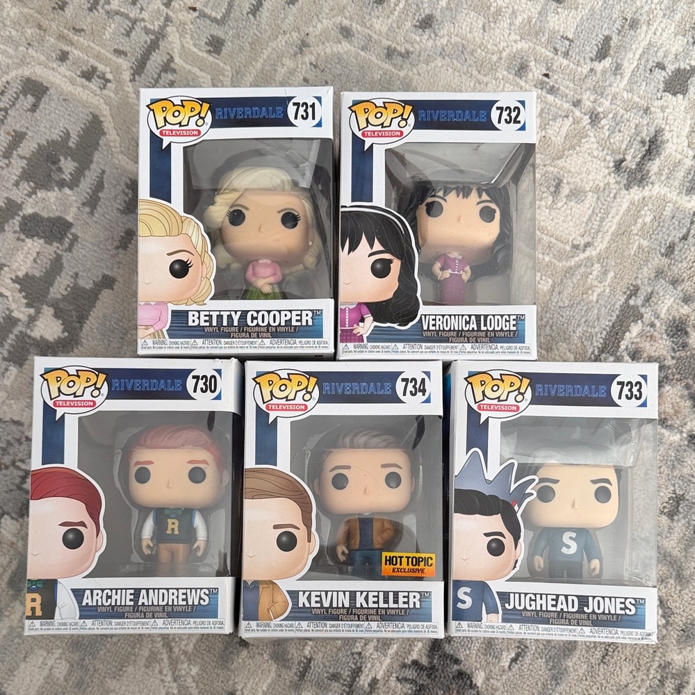 Funko Riverdale Pop Vinyl Figures - Multicolor Set
